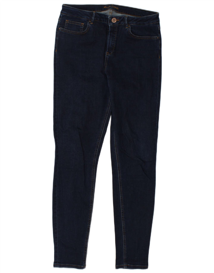 Jeans skinny feminino Massimo Dutti EU 40 médio W30 L29 azul marinho