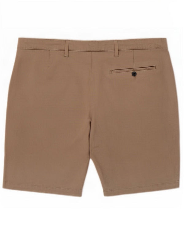 Shorts chino masculino Marks & Spencer W40 XL algodão bege