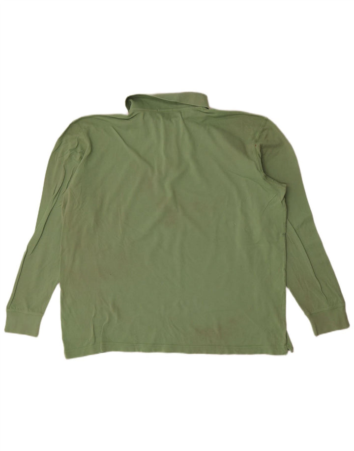Camisa polo masculina de manga comprida Sergio Tacchini 2XL verde