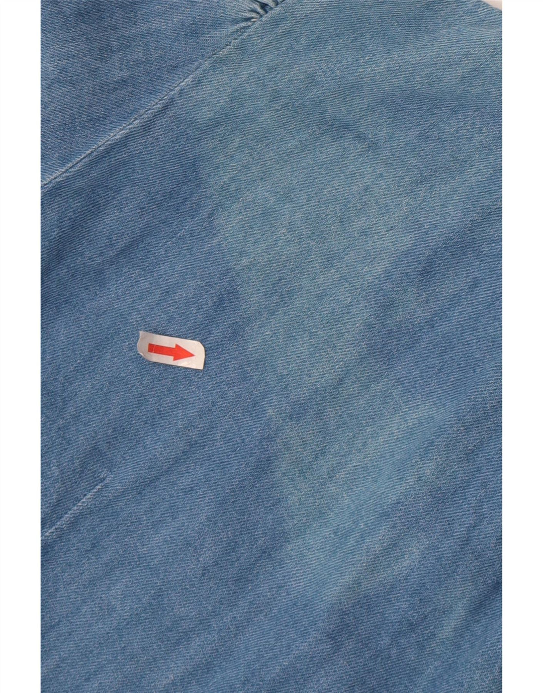 Vestido jeans feminino de manga comprida Zara UK 12 azul médio