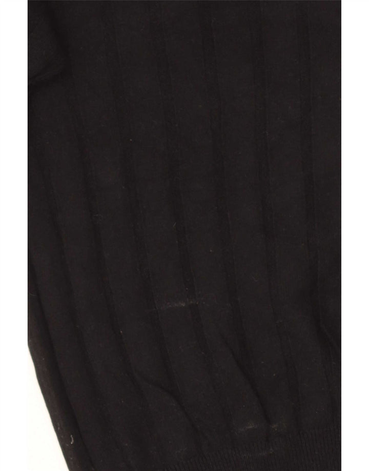 Suéter feminino Marks & Spencer com gola canoa Reino Unido 10 pequeno preto