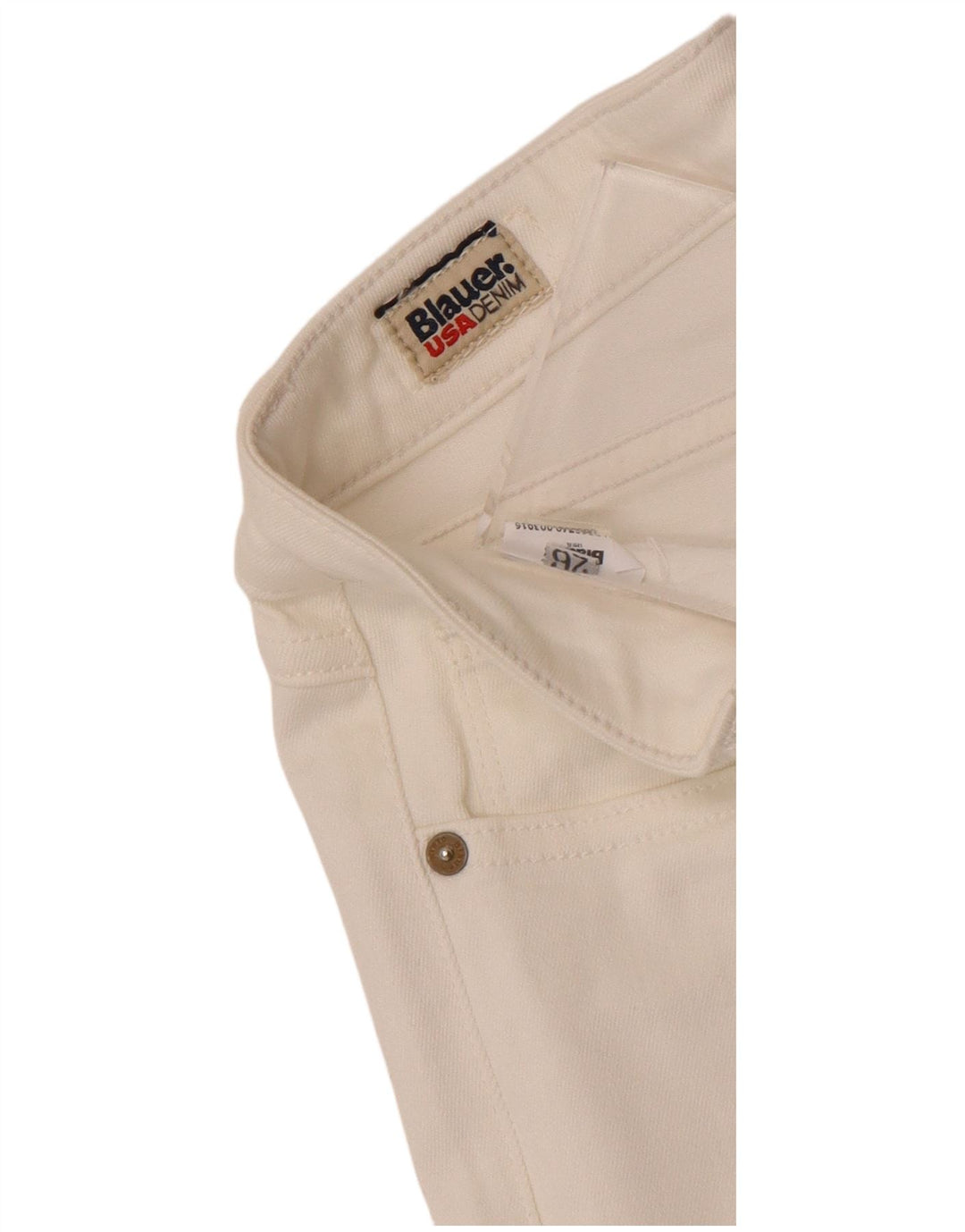 Jeans skinny Blauer feminino W26 L26 branco