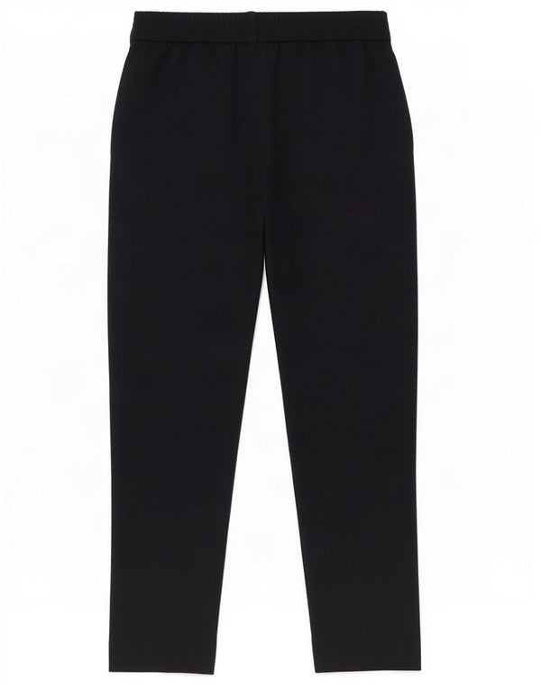 Calça casual feminina Marks & Spencer UK 10 pequena W30 L26 azul marinho