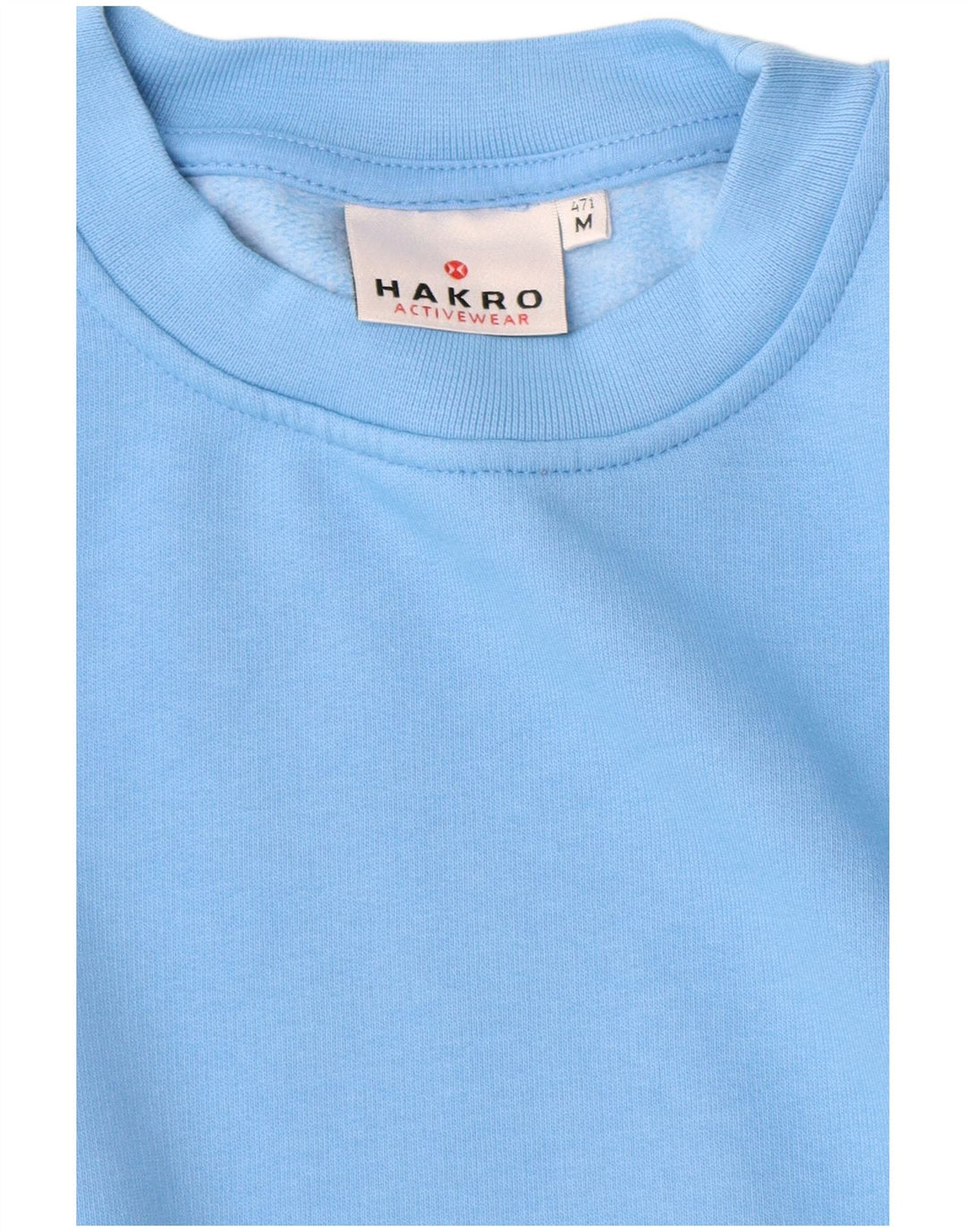 Hakro moletom masculino jumper médio azul algodão