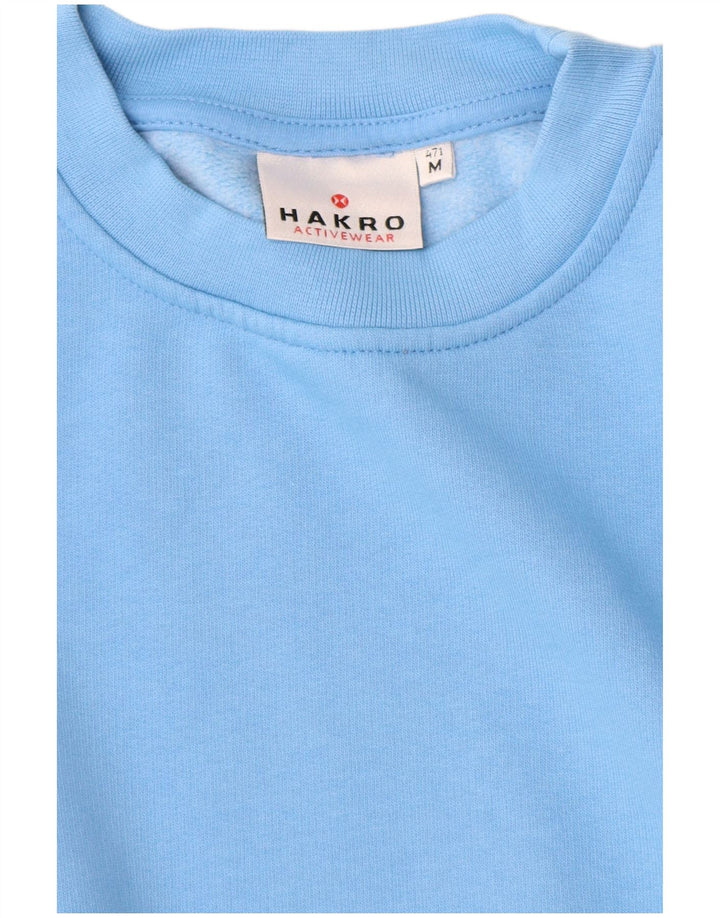 Hakro moletom masculino jumper médio azul algodão
