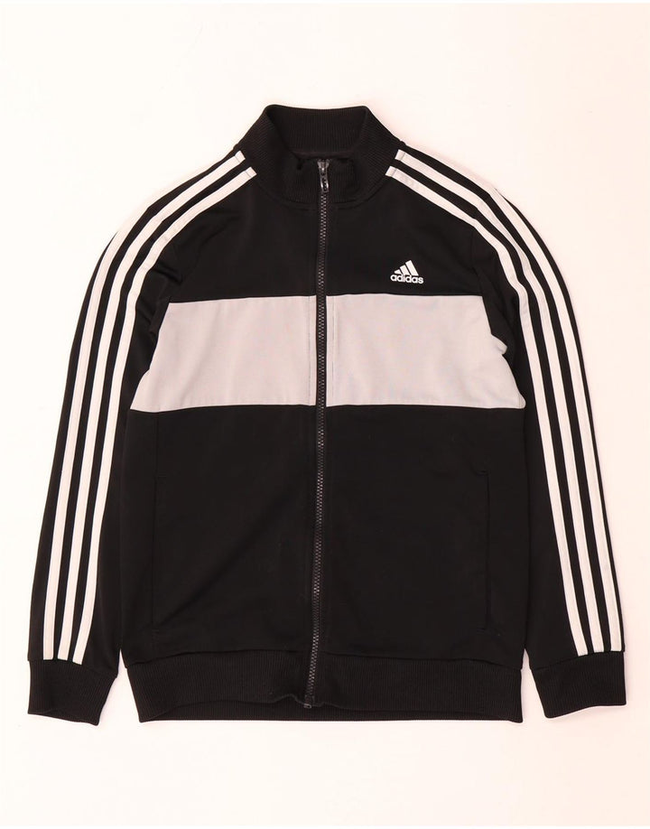 Jaqueta Adidas Meninos Treino Top 11-12 Anos Preto Colorblock Poliéster