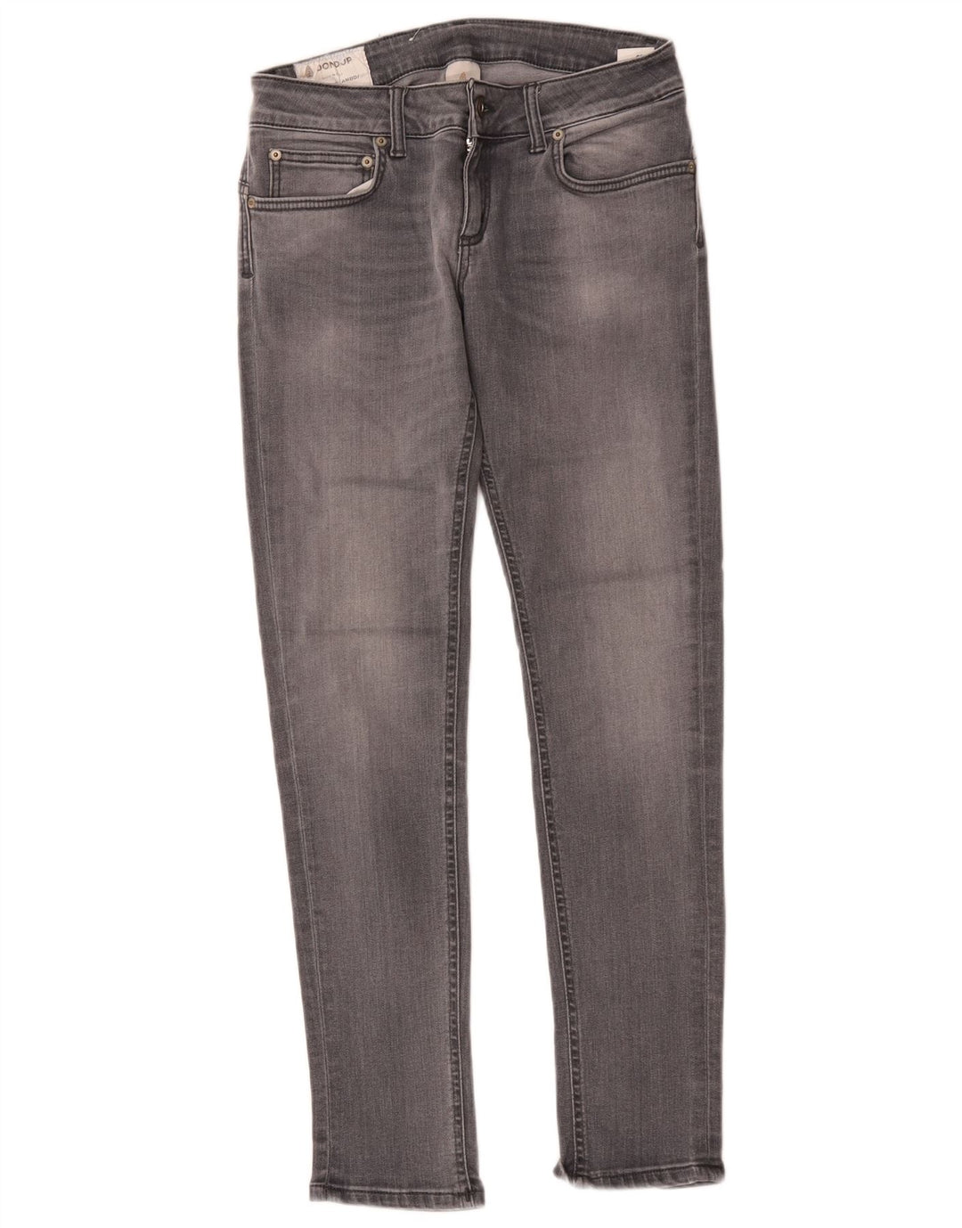 Dondup Jeans Slim Feminino W28 L29 Algodão Cinza