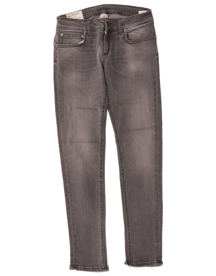 Dondup Jeans Slim Feminino W28 L29 Algodão Cinza