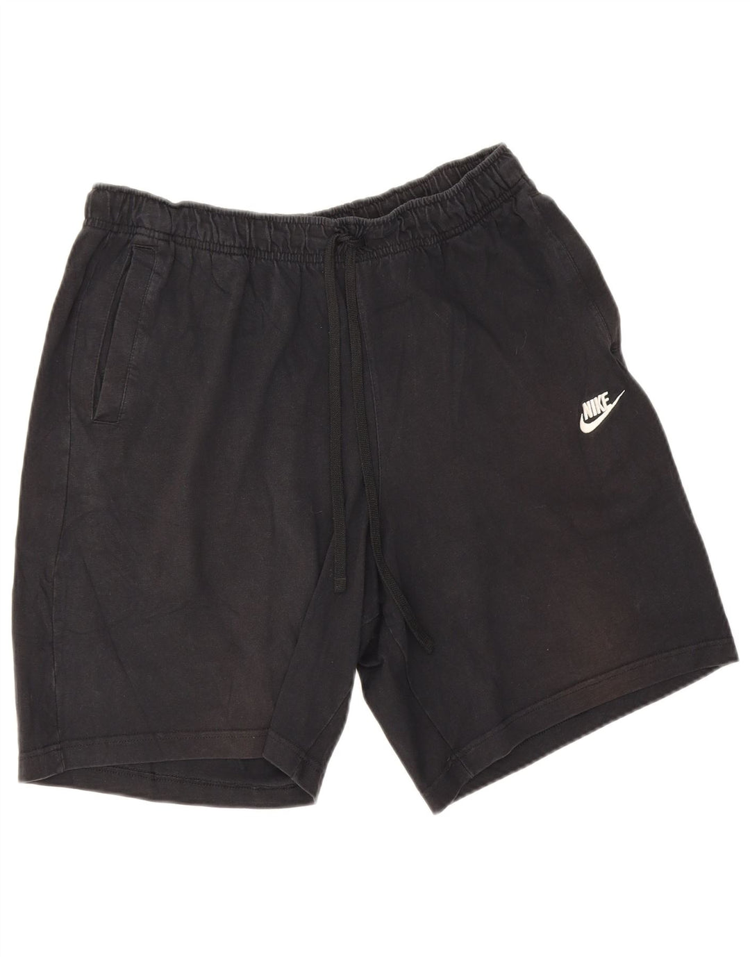 Shorts esportivos masculinos Nike grandes de algodão preto