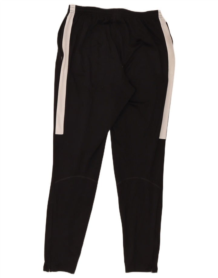 Calça de treino masculina Nike Dri Fit médio preto colorblock poliéster