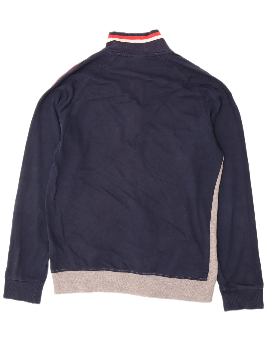 Diadora Mens Retro Tracksuit Top Jacket Grande Azul Marinho Colourblock