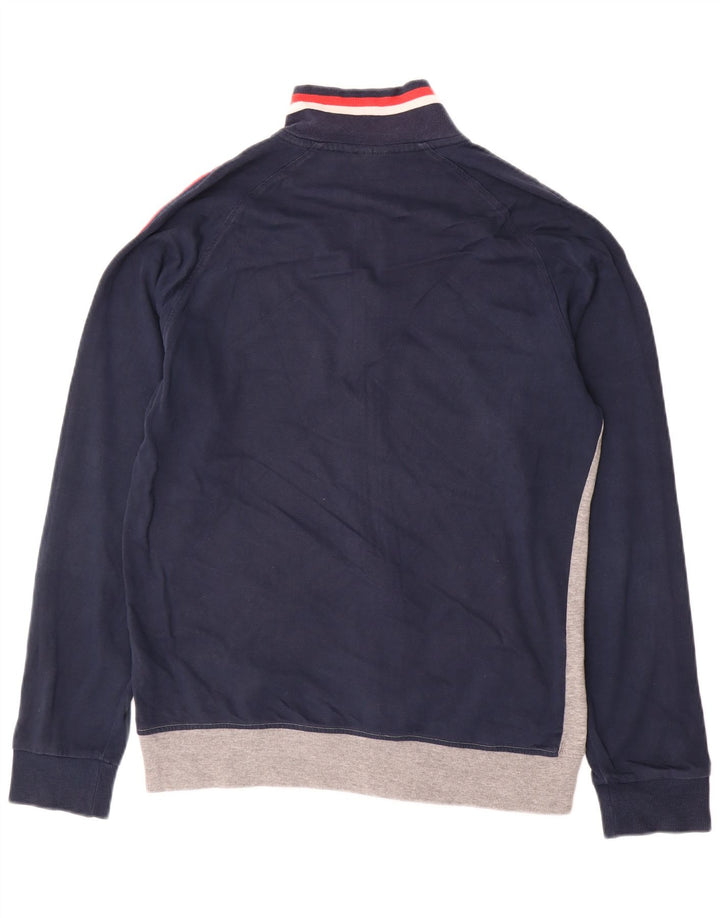 Diadora Mens Retro Tracksuit Top Jacket Grande Azul Marinho Colourblock