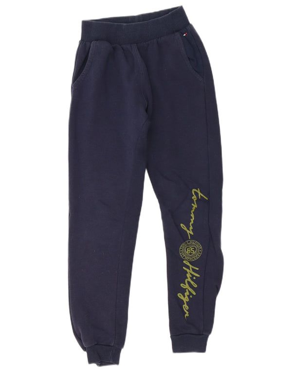 Tommy Hilfiger Meninos Calças de treino Joggers 8-9 anos Médio Azul marinho