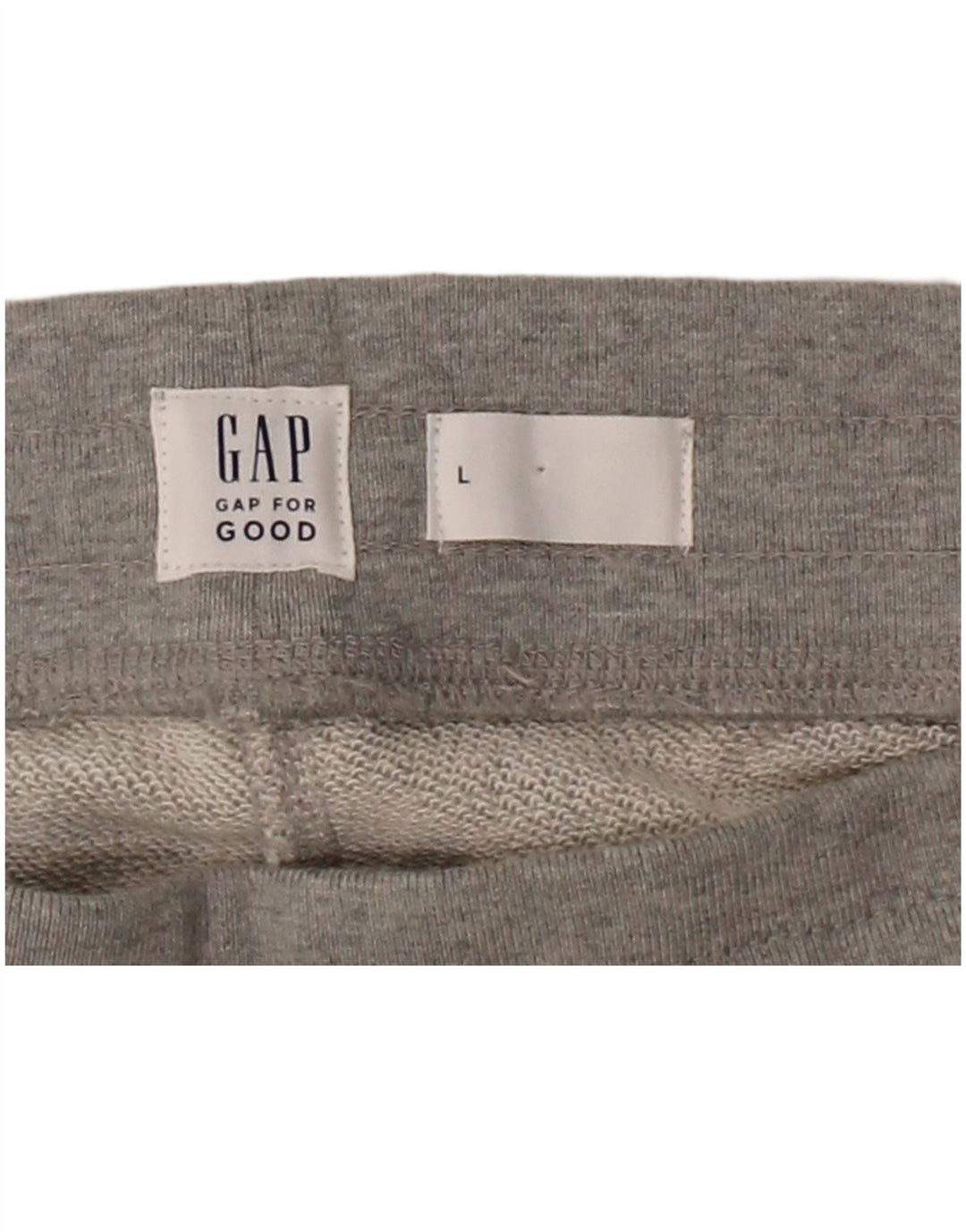 GAP Mens Graphic Sport Shorts Grande Algodão Cinza