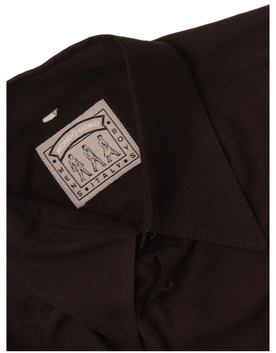 Camisa masculina Mondo Uomo grande marrom