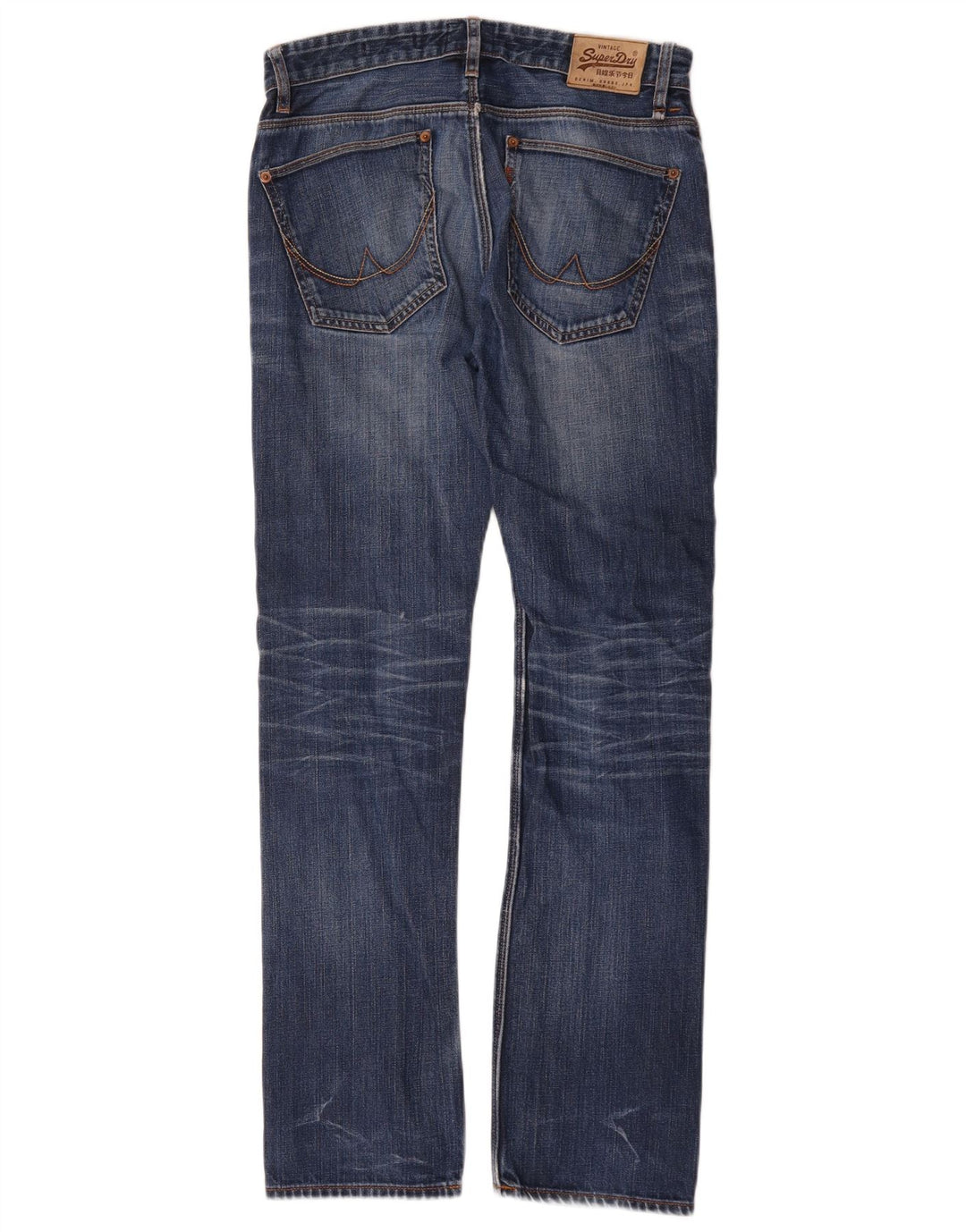 Jeans Superdry Masculino Slim W30 L32 Azul Algodão