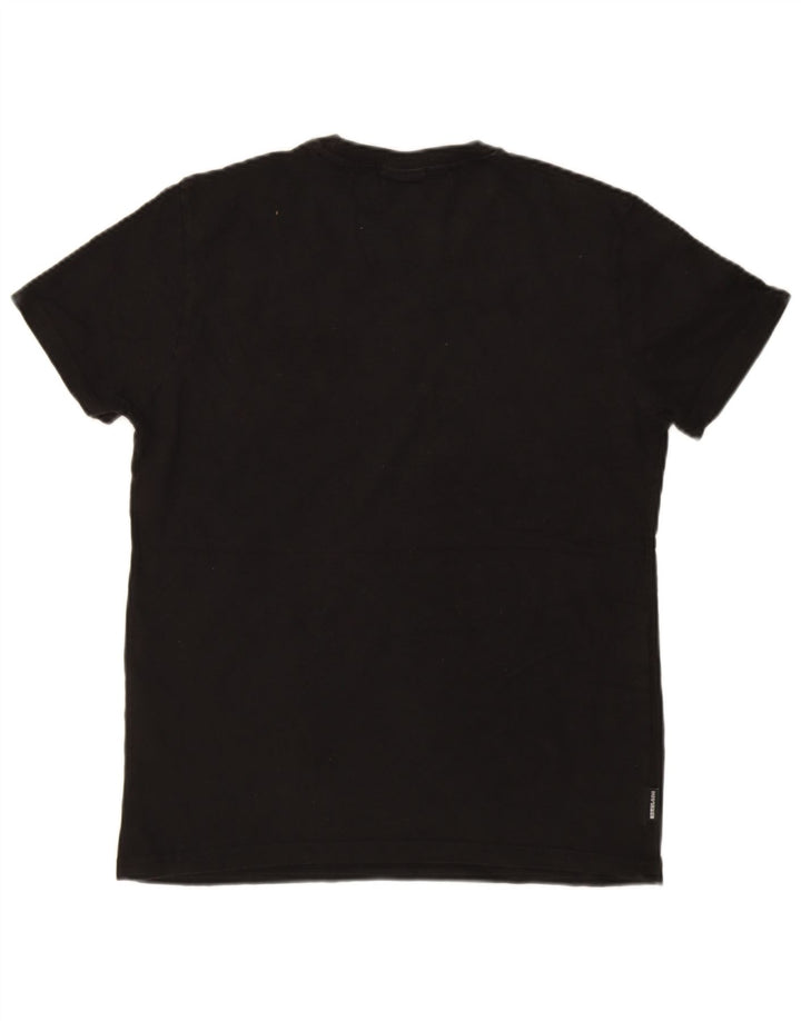 Camiseta masculina Superdry grande poliéster preto