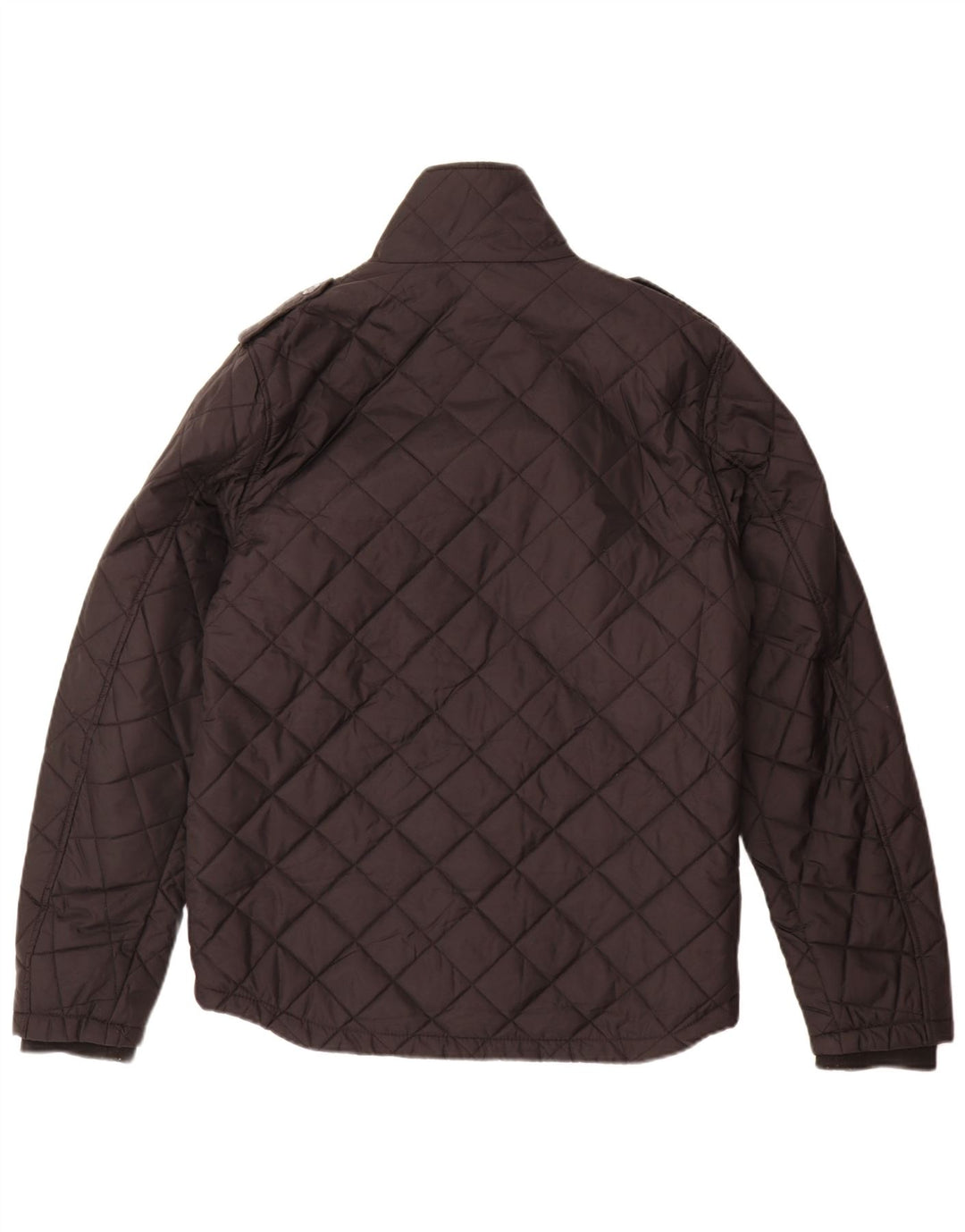 Jaqueta militar acolchoada masculina Jack & Jones Reino Unido 38 nylon preto médio