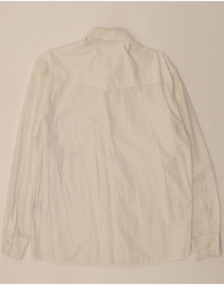 LEVI'S Mens Shirt Large White Cotton Vintage Levi's and Second-Hand Levi's from Messina Hembry 