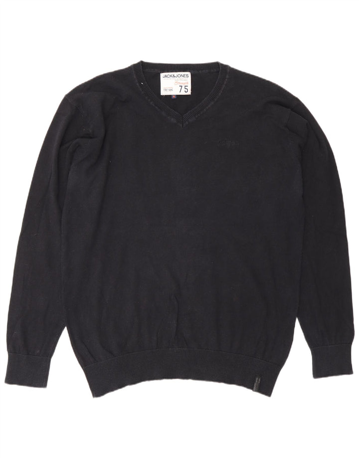 Suéter masculino Jack & Jones com decote em V XL azul marinho