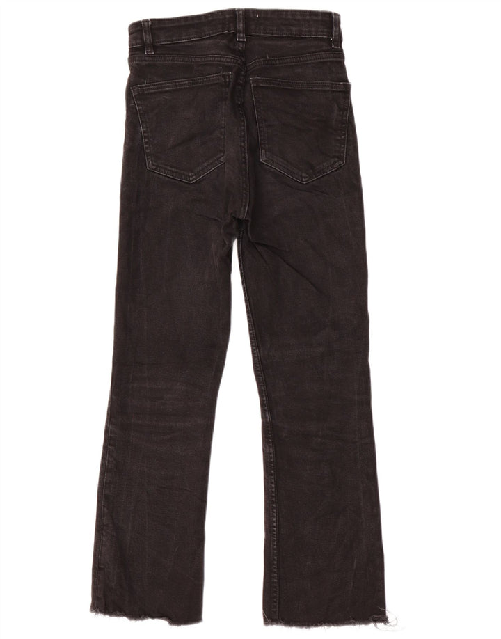 Calça jeans feminina Zara Bootcut EU 36 XS W26 L25 preta