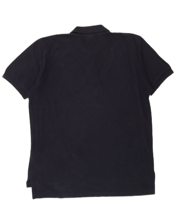 Camisa polo masculina Reebok grande algodão azul marinho