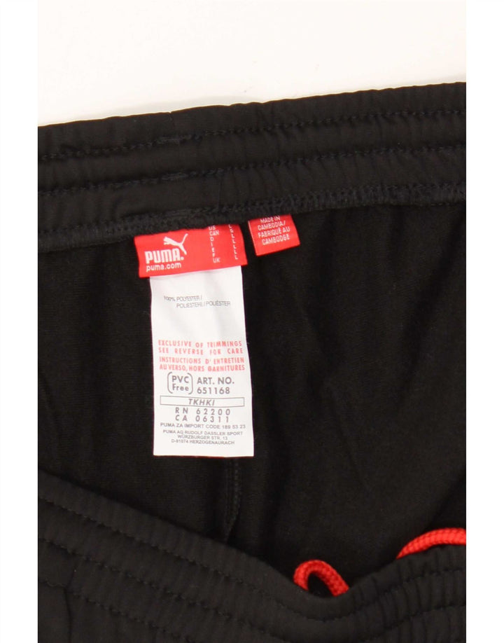 Calça de treino masculina Puma Joggers grande poliéster preto