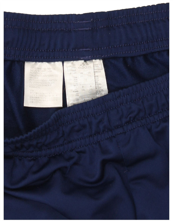 Calça de treino masculina Adidas Joggers 2XL azul marinho poliéster