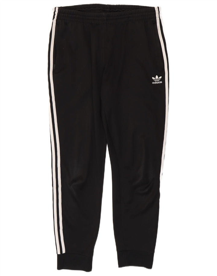 Adidas Mens Treino Calças Joggers Grande Poliéster Preto