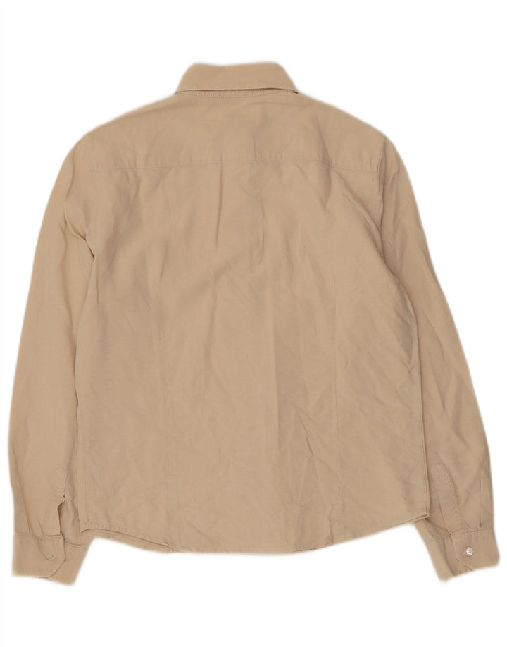 Camisa feminina Henry Cottons IT 44 algodão bege médio