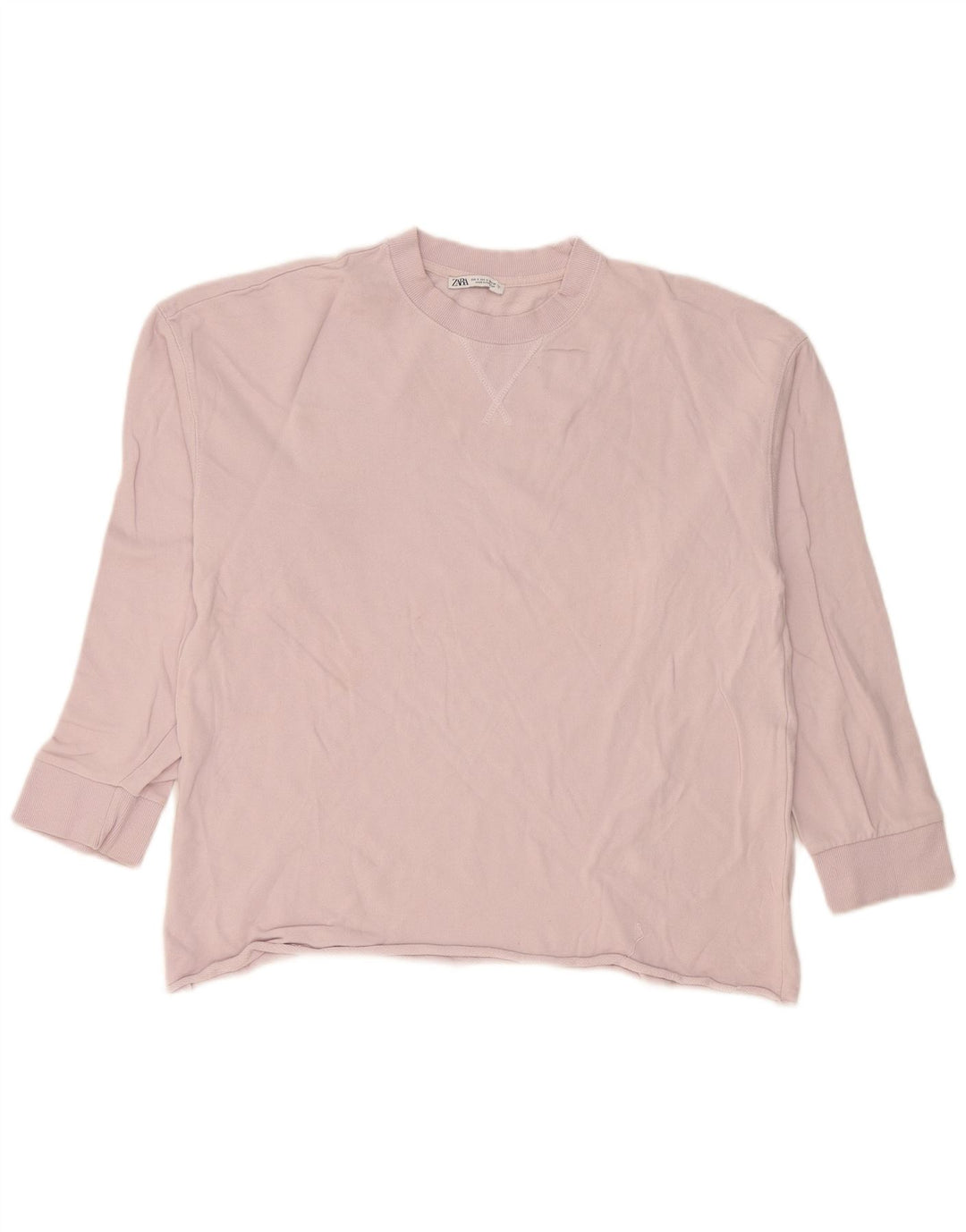 Zara Moletom Masculino Jumper Pequeno Rosa
