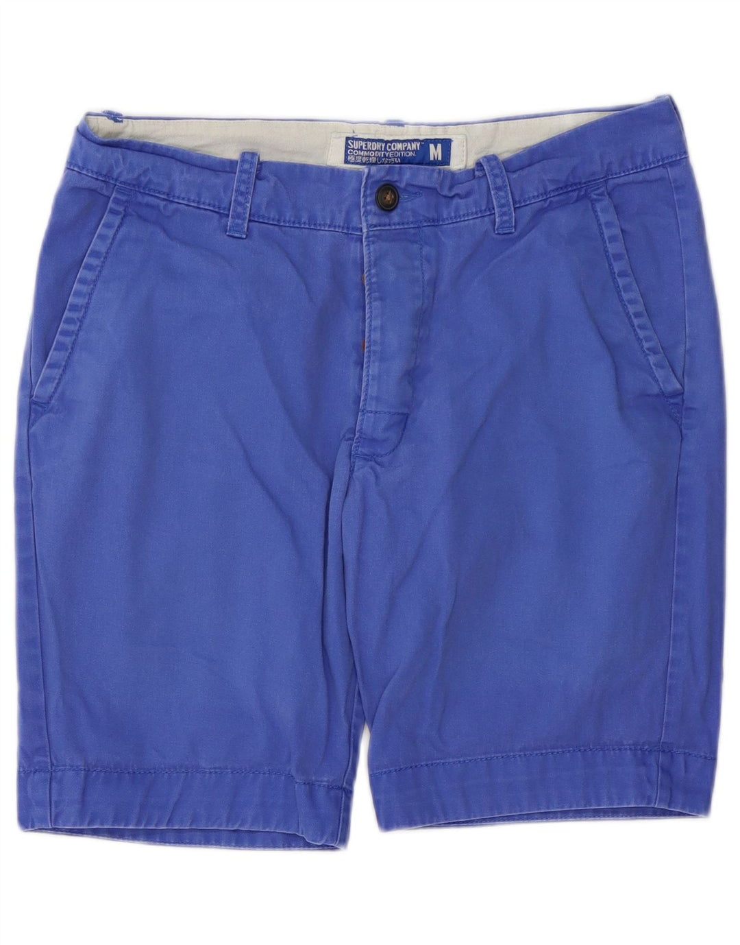 Shorts chino masculino SUPERDRY médio W32 algodão azul