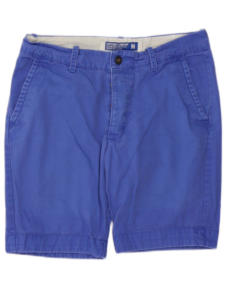 Shorts chino masculino SUPERDRY médio W32 algodão azul