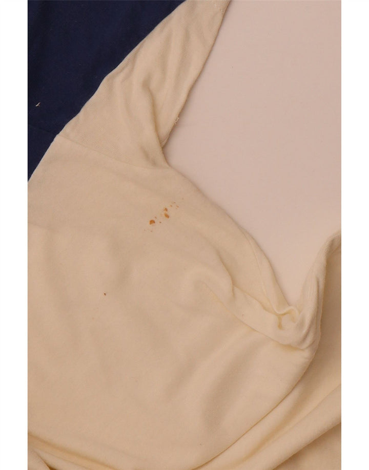 Camiseta gráfica masculina COLMAR Top médio branco colorblock algodão esportivo