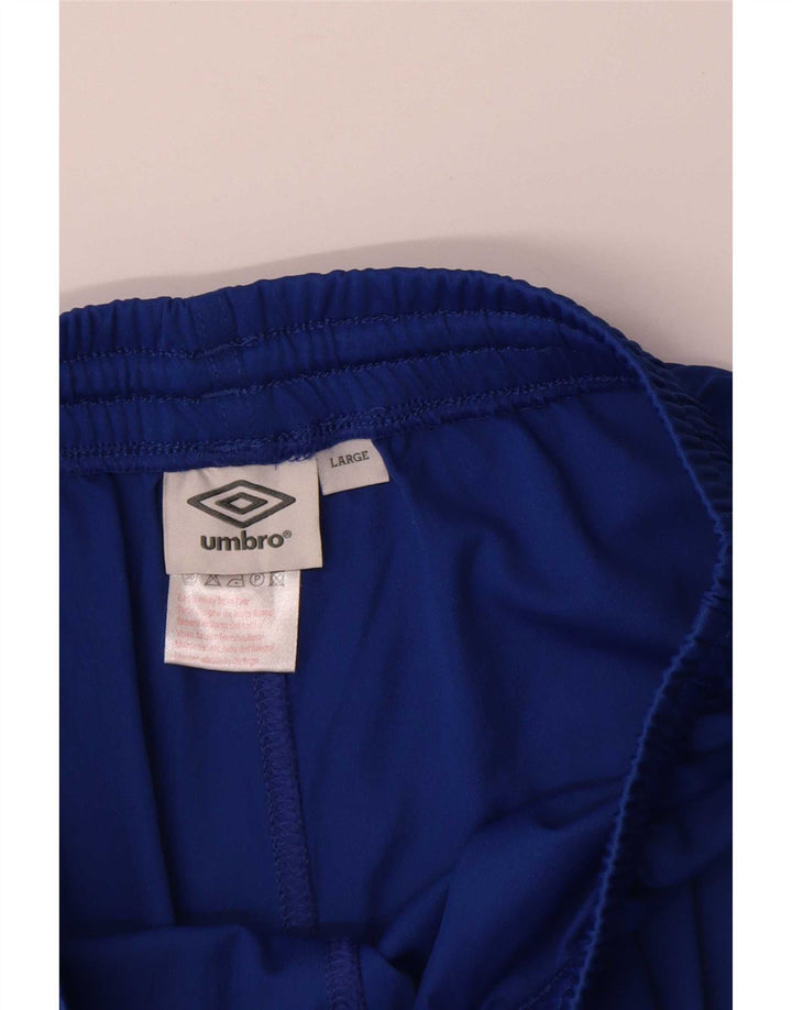 Umbro Mens Sport Shorts Grande Poliéster Azul