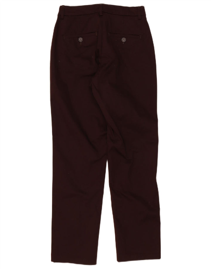 Lee Womens Modern Series Curvy Chino Calças EUA 8 Médio W30 L31 Marrom