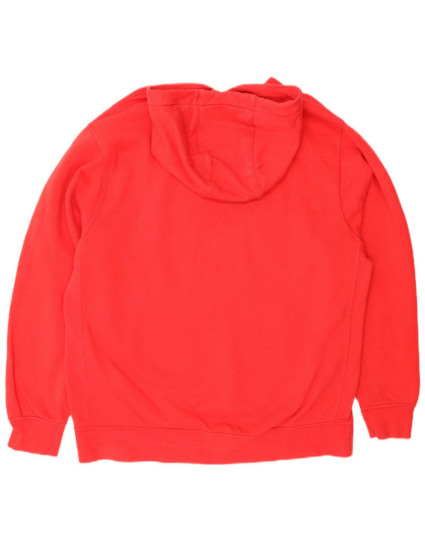 Nike Mens Hoodie Jumper XL Algodão Vermelho