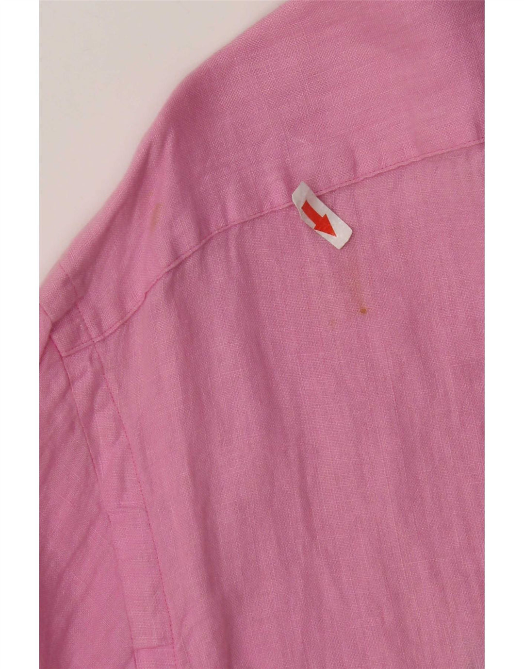 Polo Ralph Lauren Camisa masculina média rosa linho