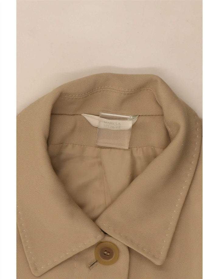 Sobretudo feminino Marks & Spencer Oversized UK 14 Médio Bege