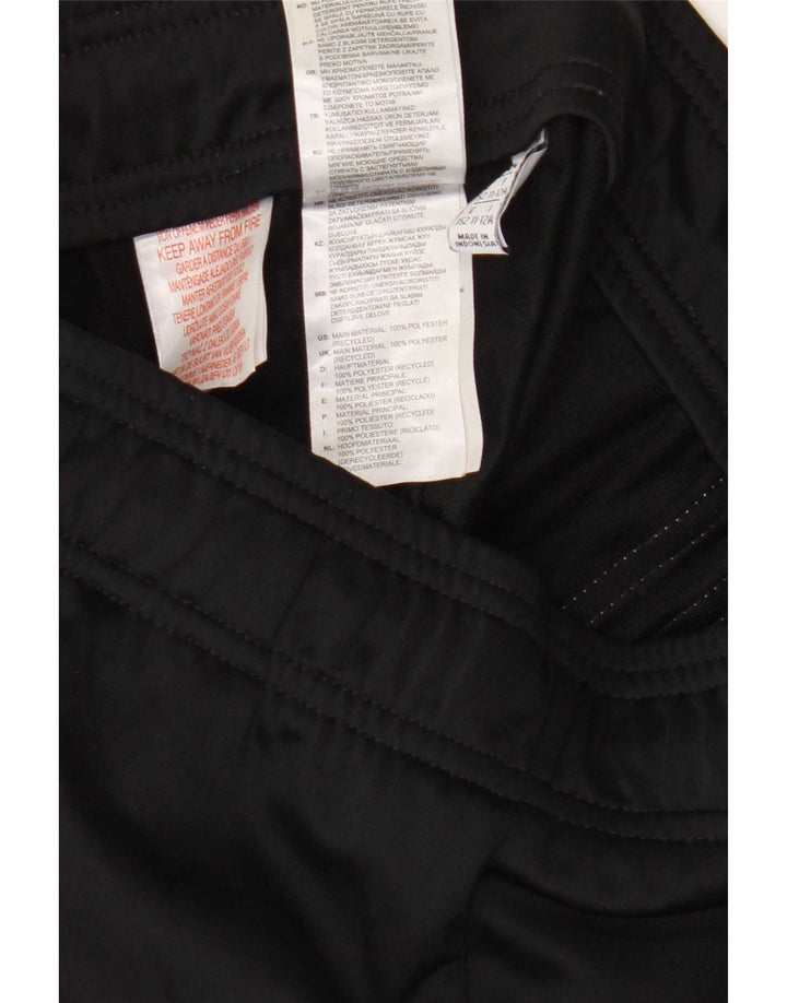 Adidas meninos calças de treino joggers 11-12 anos preto poliéster