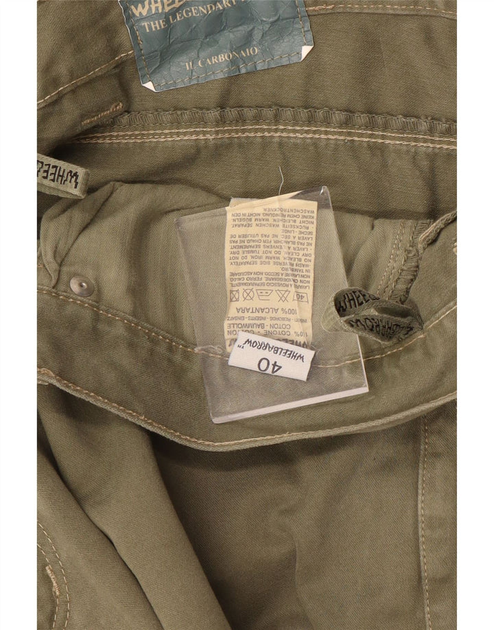 Calça casual reta masculina VINTAGE W40 L31 algodão cáqui