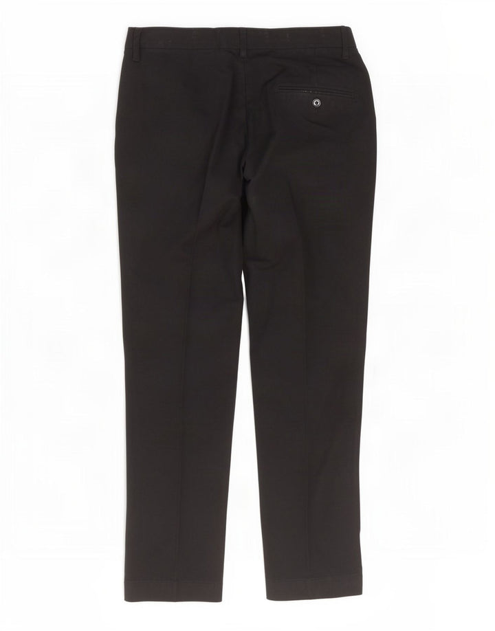Calça masculina de terno regular Marks & Spencer W34 L31 poliéster preto