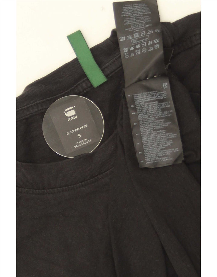 Camiseta masculina G-Star top pequeno algodão preto