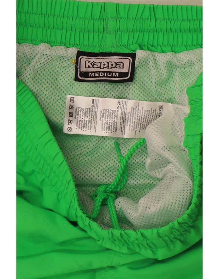 Shorts de natação masculino Kappa gráfico verde médio poliéster