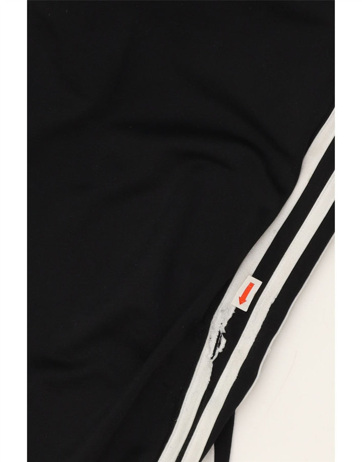 Calça de treino masculina Adidas Joggers UK 40/42 poliéster preto médio
