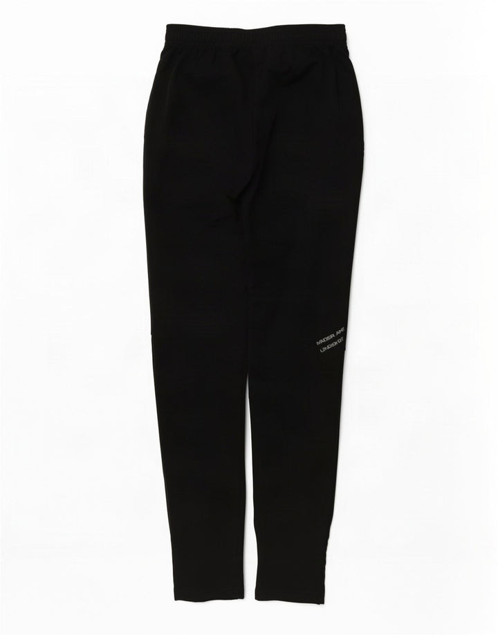 Calça de treino masculina Under Armour poliéster preto médio