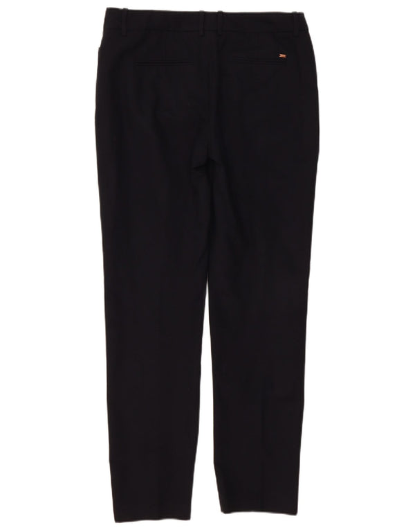 Calça casual slim feminina Tommy Hilfiger EUA 8 médio W32 L31 azul marinho