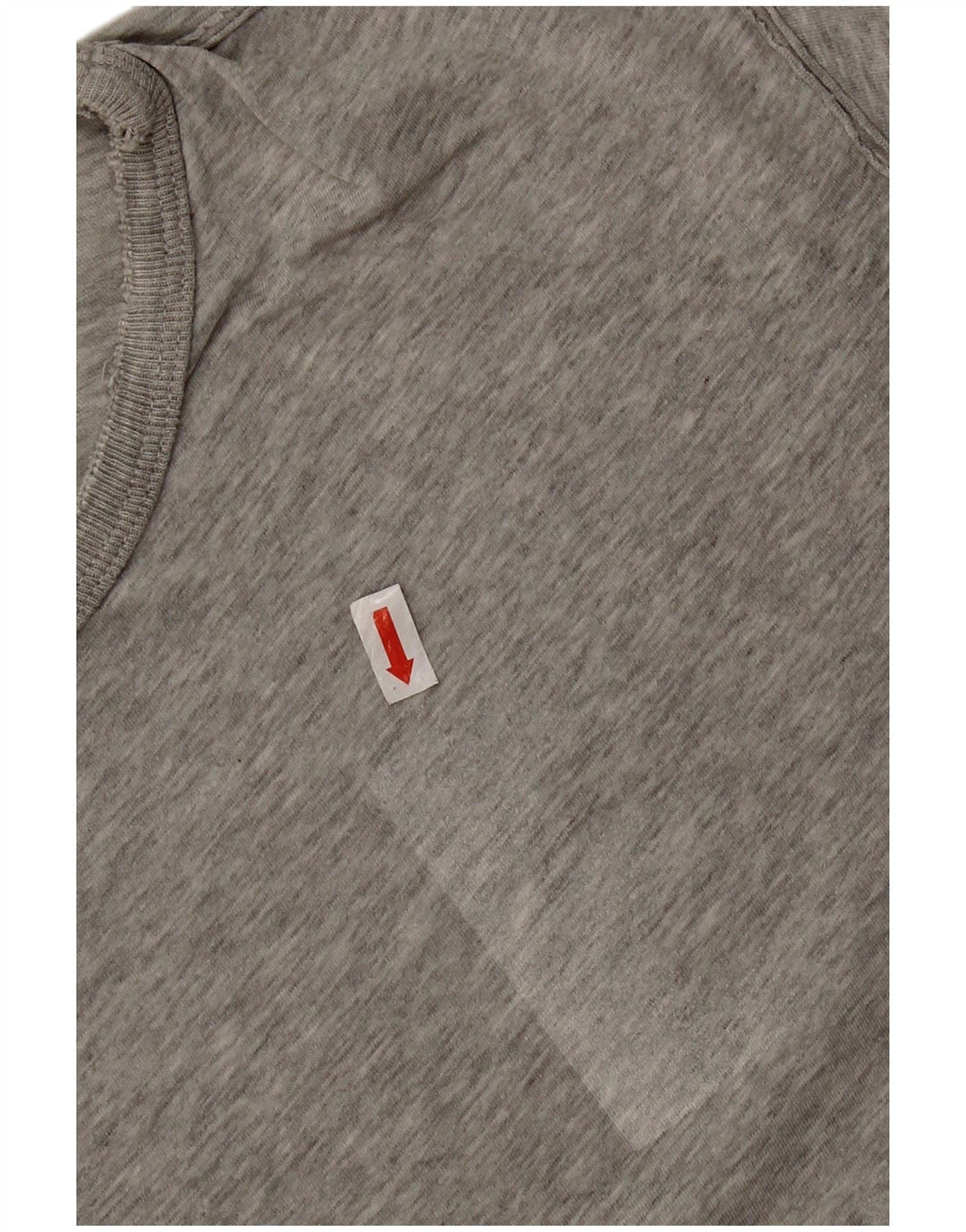 Diesel Camiseta masculina gráfica Top grande cinza manchado