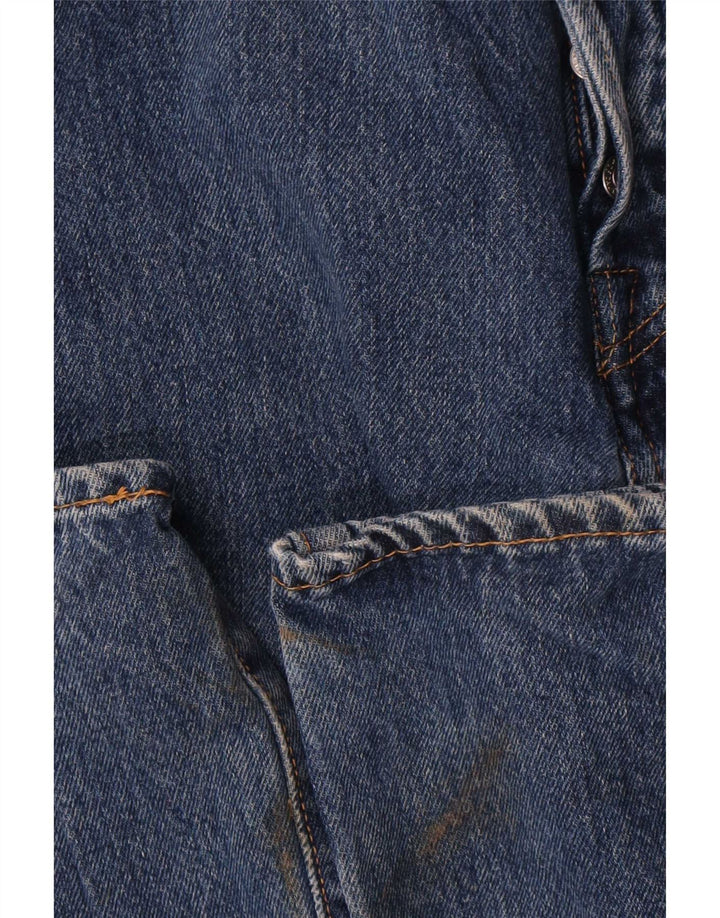 Levi's Masculino 501 Straight Jeans W32 L34 Azul Algodão