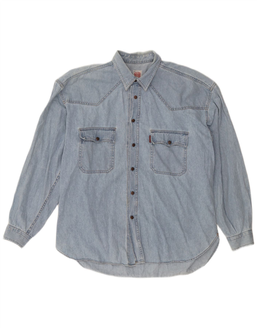 Camisa jeans masculina CASUCCI 2XL azul